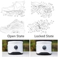 thumbnail image 4 of Chaussures de Patins à Roulettes Déformation Chaussures de Marche Automatiques avec Roue à Déformation à Double Rangée Chaussures de Patinage pour Adultes et Enfants, 4 of 5