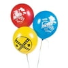 Oriental Trading Company Thomas & Friends 12" Assorted Colors Party Balloons, 6 Count