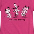 thumbnail image 3 of Peanuts - Snoopy Just Keep Dancing - Youth Girls Short Sleeve Tee, 3 of 6