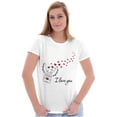 thumbnail image 4 of Crazy Cat Lady Cute Funny Kitty Angel Womens Fitted Plus Size Graphic Tee Brisco Brands 2X, 4 of 5