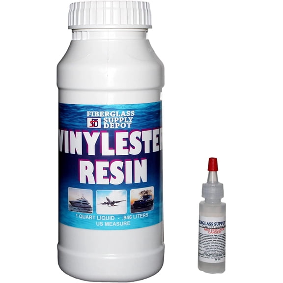FSD Vinylester Resin Quart with 30cc Hardener (MEKP)