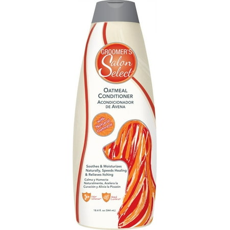 Synergy Groomer's Salon Select Oatmeal Itch Relief Conditioner, Soothes and calms skin and provides natural moisturizing By (Best Oatmeal Bath For Itching)