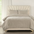 thumbnail image 2 of SIScovers Seagrass Velour Duvet & Insert Set Linen - Queen, 2 of 5