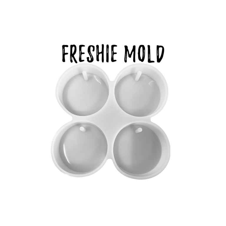 Four 4 Diameter Freshie Circle Silicone Mold