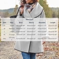 thumbnail image 3 of Riecok Womens Pea Coats Long Sleeve Button down Jackets Lapel Collar Overcoat Warm Casual Winter Outerwear 2XL, 3 of 6