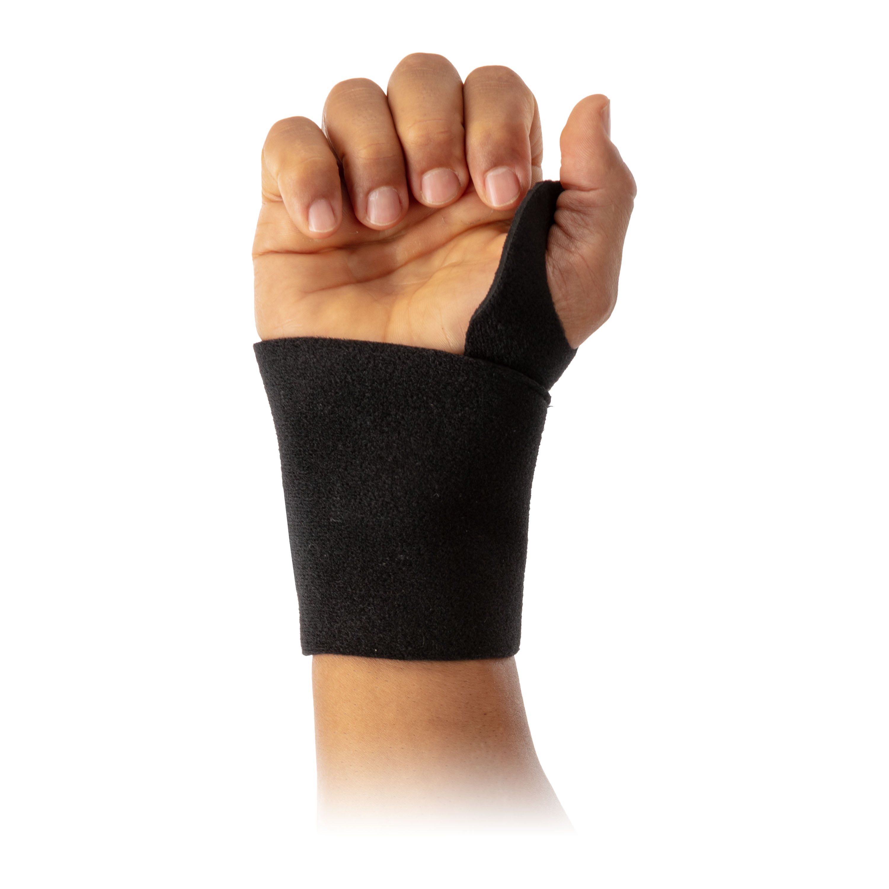 McDavid Sport Wrist Wrap, Black, Adjustable, One Size Fits Most