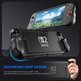 thumbnail image 3 of Dockable Clear Case for Nintendo Switch 2 2025, Crystal Protective Cover with Quick-Release Joy-Con Design and TPU Grip for NS2, 3 of 7