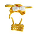 thumbnail image 4 of Ropa para muñecas Mini de 6,69 pulgadas perfecl traje amarillo 2 piezas, 4 of 8