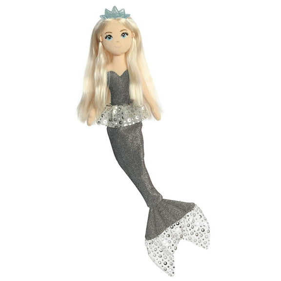 Aurora - Large Gray Sea Sparkles - Celestial Sparkles 18" Luna - Enchanting Stuffed Doll