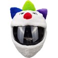 thumbnail image 1 of Funda de felpa para casco de motocicleta (cascos no incluidos), paseos divertidos y regalos, innovadora funda para casco de motocicleta con lindos ojos de personajes de dibujos animados, 1 of 4