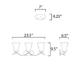 thumbnail image 5 of Maxim 12083FTPC 24 in. Vital 3 Light Polished Chrome Bath Vanity Wall Light, 5 of 5