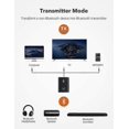thumbnail image 2 of TaoTronics Bluetooth 5.0 Audio Transmitter & Receiver - 2-in-1 Wireless 3.5mm Adapter for TV, PC, Car, 2 of 5