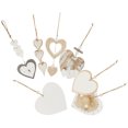 thumbnail image 6 of Jiyike 3 Sets Heart-shaped Wooden Ornament Hanging Heart Pendant Valentine Christmas Home Decoration, 6 of 7