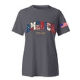 thumbnail image 4 of MEICHEN Women's Retro Statue of 250Th Anniversary Casual T Shirt Flag Patriotic Shirt Summer Fashion Clothing for Women, 4 of 4