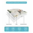 thumbnail image 5 of Botanical Flowers King Size Down Alternative Comforter, Lightweight Comforter Quilt Bedding Set with Pillow Shams Vintage Rustic White Floral Leaves All Seasons Bed Comforter Duvet Insert 96"x106", 5 of 7
