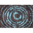 thumbnail image 1 of Ahgly Company Indoor Rectangle Abstract Light Blue Modern Area Rugs, 4' x 6', 1 of 4
