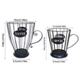 thumbnail image 2 of iOPQO Desk Accessories Cup Holders For Counter Coffee Pod Storage Holder For 30 Coffee Pods Coffee Pod Holder For Room Decor, 2 of 4