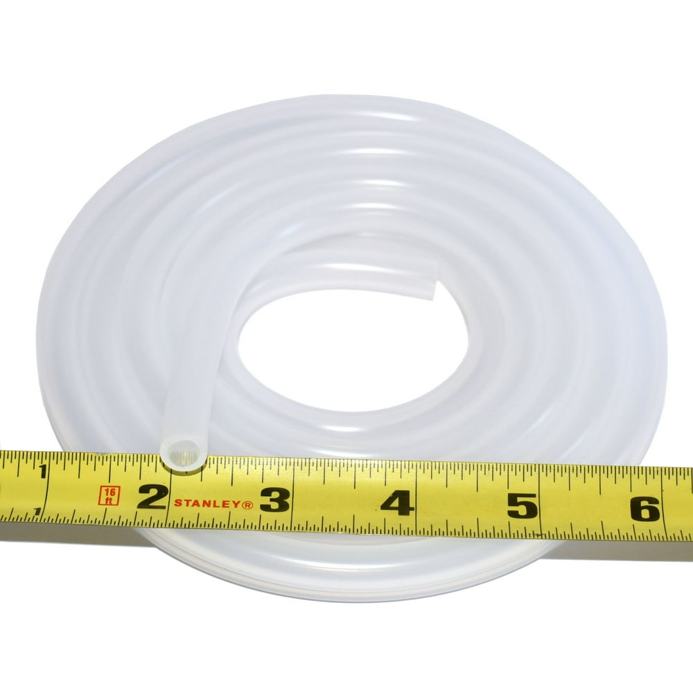 Pure Silicone Tubing 1/4" ID x 3/8" OD High Temp KinkFree Hose