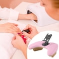 thumbnail image 5 of Nail Art Pillow Arm Rest for Nails Tech Phone Holder PU Leather Comfort for Home Nail Salon Use, 5 of 7