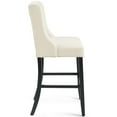 thumbnail image 3 of Modway Baronet Bar Stool Upholstered Fabric Set of 2 in Beige, 3 of 7