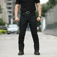 thumbnail image 5 of Tumotour Cargo For Men Zipper Pockets Outdoor Lightweight Hiking Tactical Pants Elastic Waist Multi Multifunctional Work Trousers, 5 of 7
