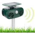thumbnail image 1 of Repelente ultrasónico para gatos, resistente al agua y con energía solar, para exteriores, con LED intermitente, para perros, ardillas, pájaros y animales salvajes, 1 of 5