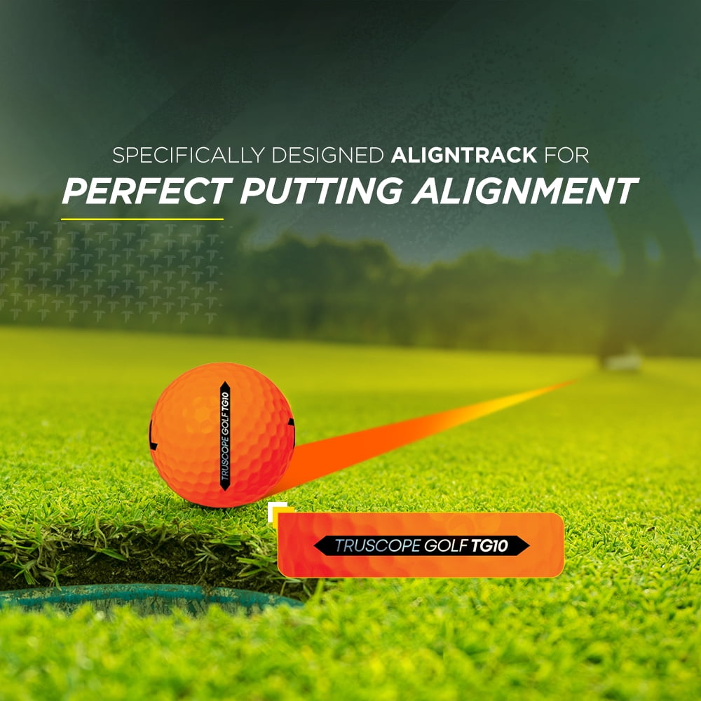 Truscope Long Distance Golf Balls, Soft Core, Less Spin & Higher Speed, New 48-Pack, Multi-Colored