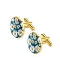 thumbnail image 2 of Daisy Elegant Dress Shirt Accessory: Stainless Steel Mens Cufflink Set for Formal Events, 2 of 6