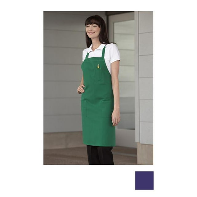 Uncommon Threads 3004-1800 Bib Apron 3 Pockets in Purple