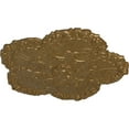 thumbnail image 3 of Ekena Millwork 25 5/8"OD x 1"P Shell Ceiling Medallion, Hand-Painted Pale Gold, 3 of 6