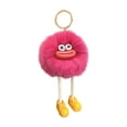 thumbnail image 5 of GliJian Eye Catching Furry Keychain, Portable Key Chain Accessory for Women 3.9" Sausage Mouth Plush Pendant with Long Legs Backpack Decor Light Green, 5 of 10
