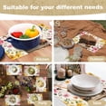 thumbnail image 4 of Highland Cow Flowers Placemats Set of 6 Farmhouse Highland Cattle Cloth Table Place Mats 11.8x17.7 Inch Non-Slip Linen Washable Table Mats Heat Resistant Placemats, 4 of 7