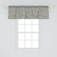thumbnail image 2 of Ambesonne Colorful Window Valance, Penguin Ice Animals, 54" X 18", Multicolor, 2 of 3