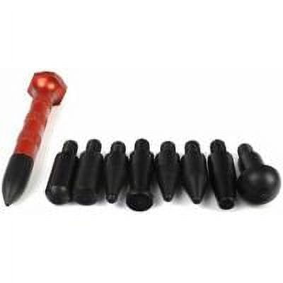1 Stylo de Réparation avec 9 Têtes Outils de Réparation de Dents pour PDR Extracteur de Dents Marteau Outil de Réparation de Dents