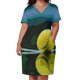 thumbnail image 2 of Vestido de noche deportivo para mujer, prenda colgante con bolsillos de tenis de verano., 2 of 6