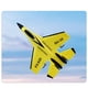 thumbnail image 4 of Avión de control remoto de 2,4 G, regalo de cumpleaños, juguete para exteriores, ala fija para niños Amarillo, 4 of 9