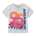 thumbnail image 2 of Disney Cars Lightning McQueen Short Sleeve T-Shirt and Short Set (Boys), 2 Piece Set, Sizes 2T-7, 2 of 8