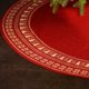 thumbnail image 3 of Falda de árbol de Navidad de punto de 48 pulgadas, falda de árbol de copo de nieve vintage para decoraciones navideñas, adornos navideños de lujo para árboles gruesos (rojo, diámetro 48"), 3 of 4