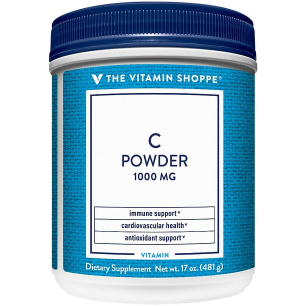 The Vitamin Shoppe Vitamin C Powder 1,000MG, Antioxidant that Supports