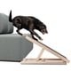 thumbnail image 1 of Yeshouse rampa ajustable de madera de pino para perros, plegable y antideslizante, ideal para camas, sofás, SUV y autos, soporta hasta 45 kg, 1 of 9