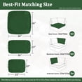 thumbnail image 2 of Kimunuk 14 Pcs Outdoor Cushion Slipcovers, Replacement Outdoor Patio Cushion Covers with 3 Size, Waterproof and Zippered, Fit for Outdoor Furniture, Patio Sofa Couch, Covers Only, Green, 2 of 6