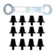 thumbnail image 5 of 12 x Clavos para zapatos de fútbol Zulema Tacos de fútbol M5 Negro con llave, 5 of 8