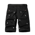 thumbnail image 6 of Bpyeka Men's Casual Embroidered Chino Shorts, Solid Cotton Blend Straight Leg Shorts with Pockets for Work, Golf and Everyday, 6 of 9