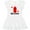 AA-White, variant on Inktastic Ketchup Lover Funny Girls Baby Dress