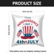 thumbnail image 2 of Juego de 4 fundas de almohada patrióticas del 4 de julio, 18.0 x 18.0 in, decoración del día conmemorativo de la independencia de Estados Unidos para sofá, 2 of 5