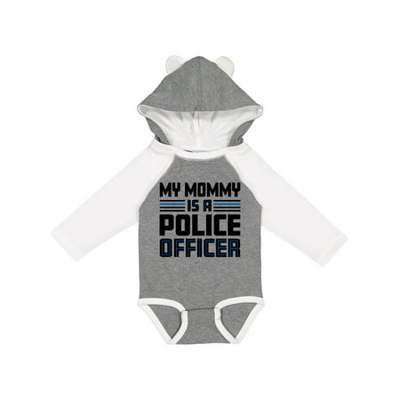 

Inktastic My Mommy is a Police Officer Gift Baby Boy or Baby Girl Long Sleeve Bodysuit