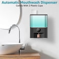thumbnail image 3 of Automatic Mouthwash Dispenser Touchless, Wall Mounted Mouth Wash Dispenser for Bathroom with Cups,for Kids and Adults, 3 of 5
