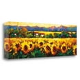 thumbnail image 2 of Sweeping Fields of Sunflowers' Graphic Art Print on Wrapped Canvas, 2 of 2