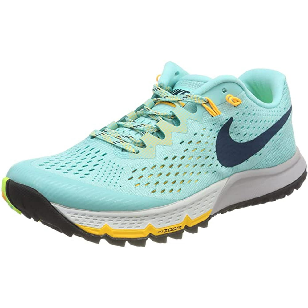 Nike - Nike Womens Air Zoom Terra Kiger 4 Running Shoe, Green/Blue ...