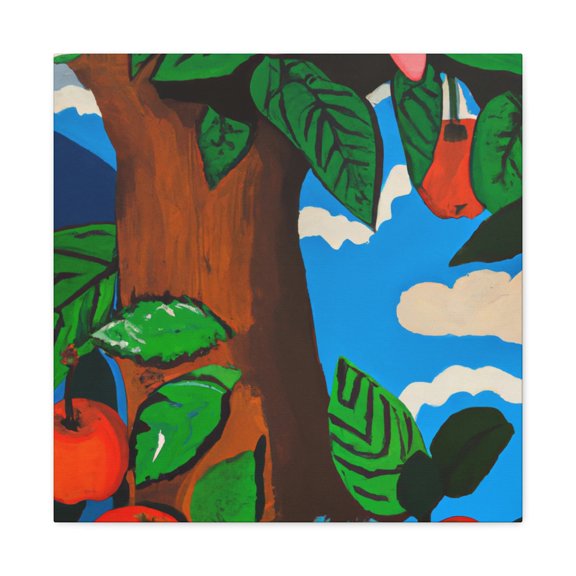 Apple Tree Pop Art - Canvas